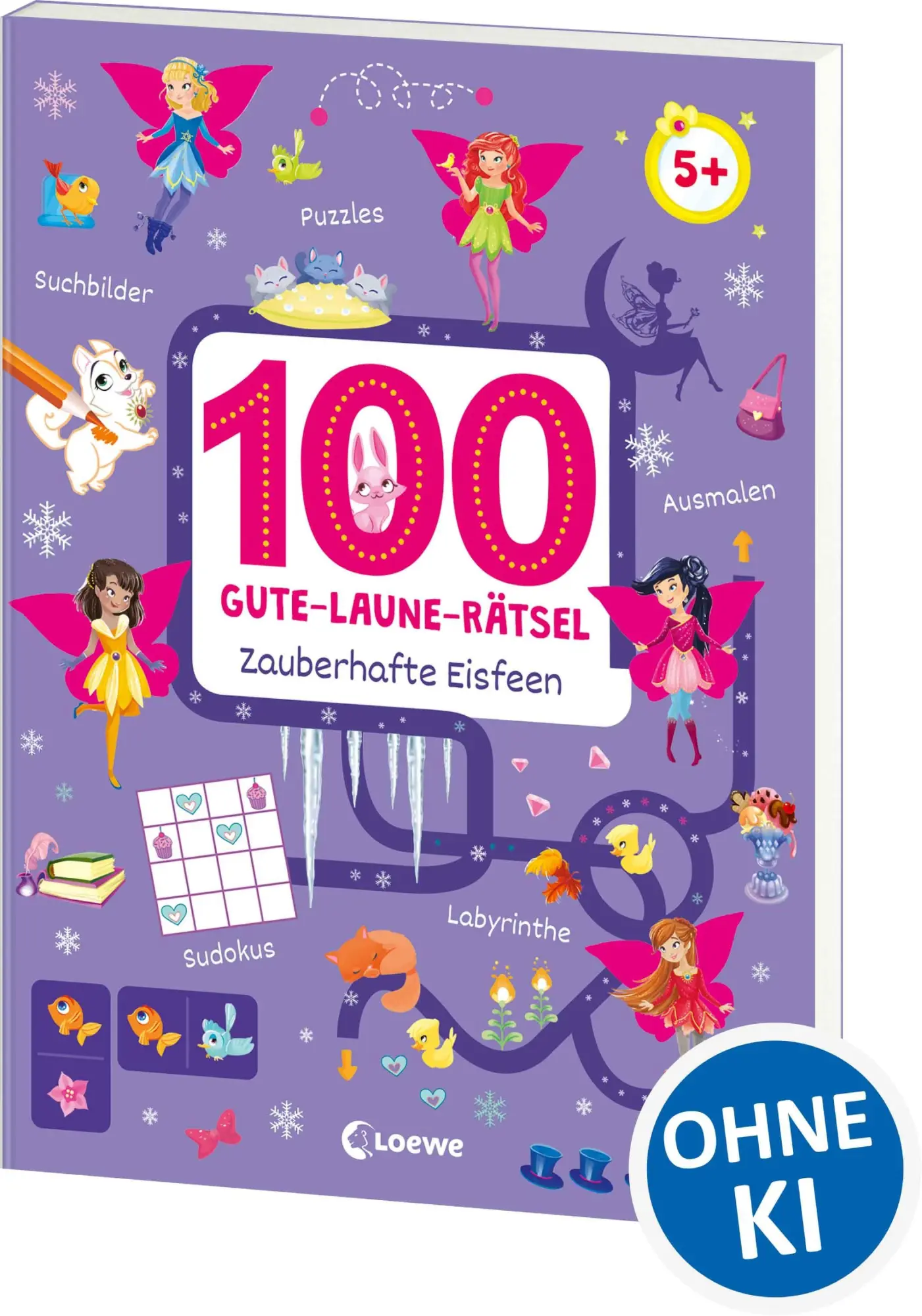 Cover: 9783743212886 | 100 Gute-Laune-Rätsel - Zauberhafte Eisfeen | Cordula Kamb | Buch